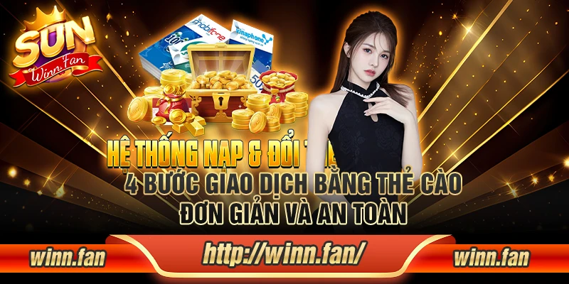 4 bước giao dịch bằng thẻ cào đơn giản và an toàn